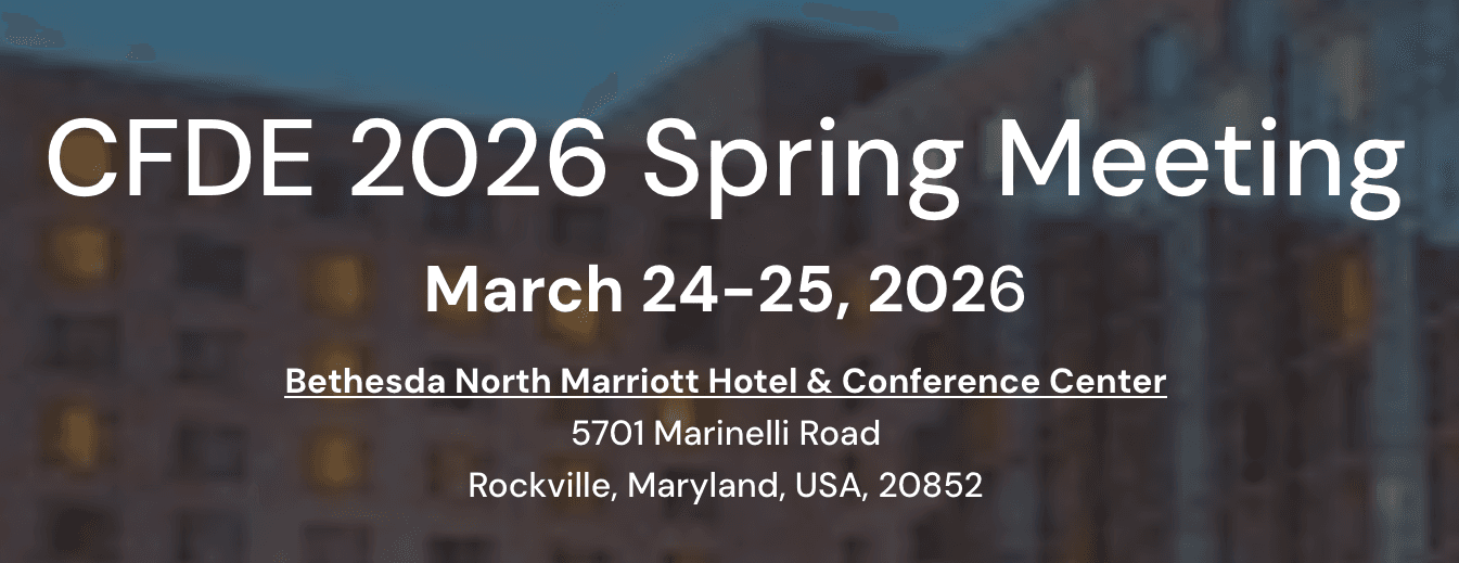 CFDE Spring Meeting